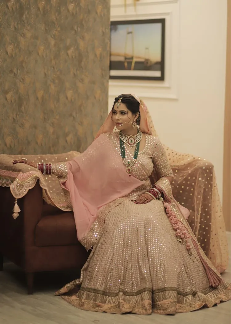 Signature bridal portrait by New Flash Lite, Prayagraj